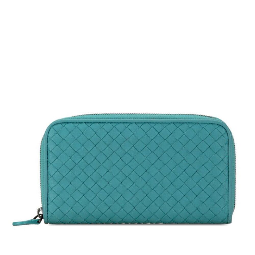 Bottega Veneta Intrecciato Zip-Around Long Wallet